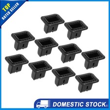 Pack of 10 For Audi A6 Base 2006-2011 Rear Seat Cushion Pad Clips Set Black