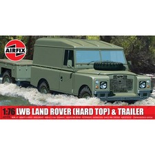 Airfix A02324 LWB Land Rover (Hard Top) & Trailer 1:76 Model Kit
