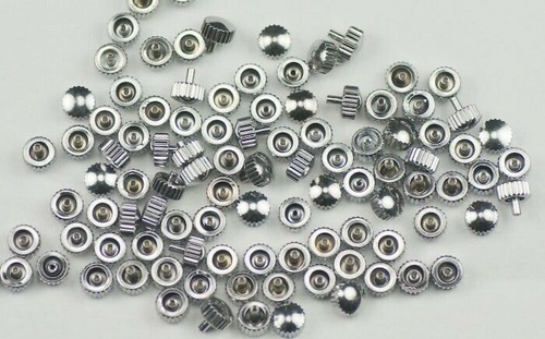 100x watch crowns silver - 100x,