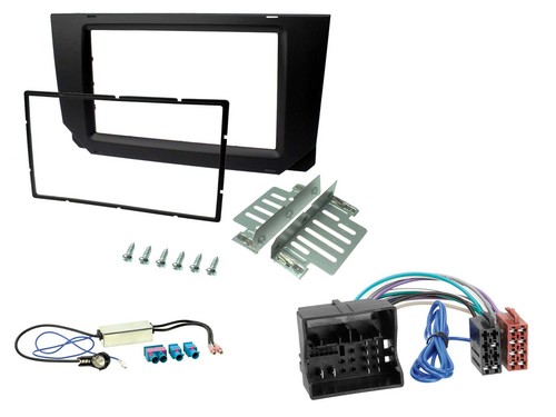 Radio installation kit double - kit,
