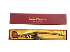 Lilka Classica Long Churchwarden Smoking Pipe in Original Box Unused