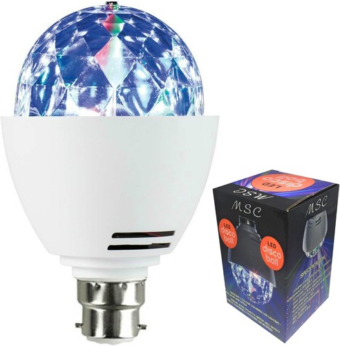 Msc led b22 disco ball - msc,
