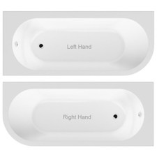 J-Shaped Curved RH LH 1700 x