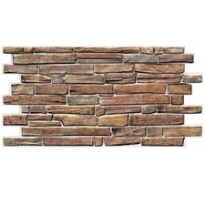 Stone Brick Wood Effect 3D PVC