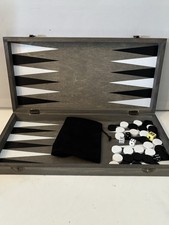 Large Wooden Backgammon Set