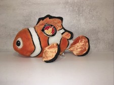 Disney Land/World Finding Nemo 9” Bean Bag Plush Clown Fish Nemo Teddy With Tags
