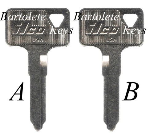 Replacement key blank - key, fits
