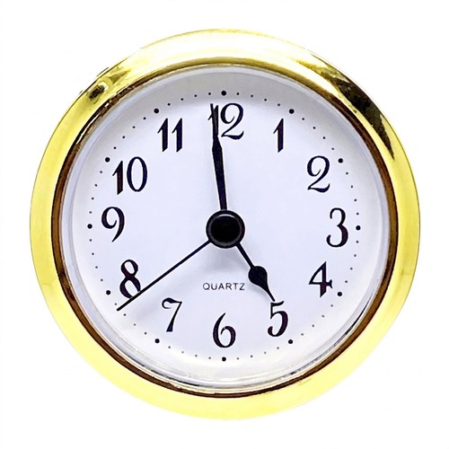 61mm gold quartz clock insert - quartz,