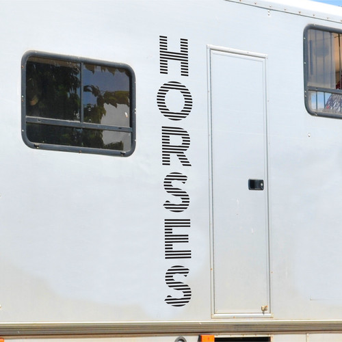 Horses decals vertical - x2, decals-