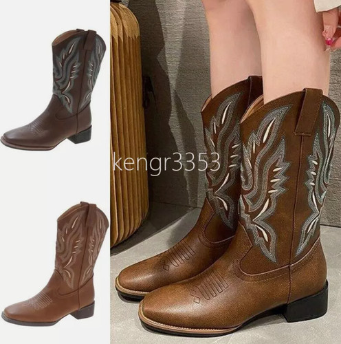 Womens western mid - mid, calf