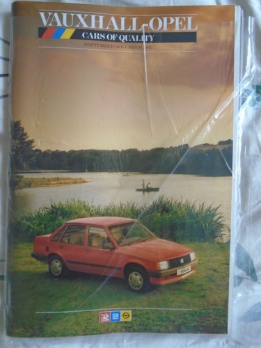Vauxhall opel range - opel, brochure