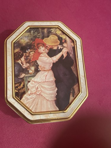 Vintage tin box metal old - tin,