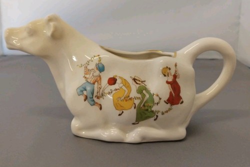 Crown devon cow jug vintage - &,