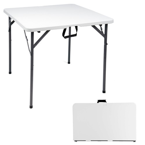 3ft square white folding - folding, table