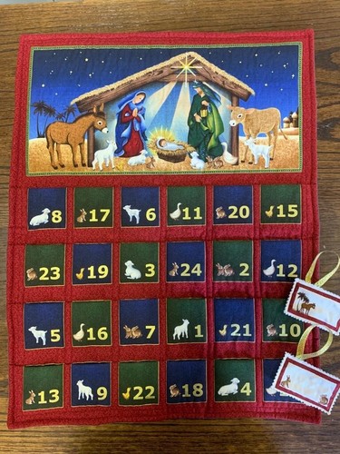 Nativity fold advent - nativity,