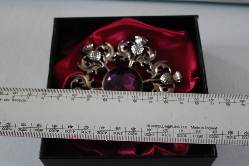 Thistle brooch with - cm,,