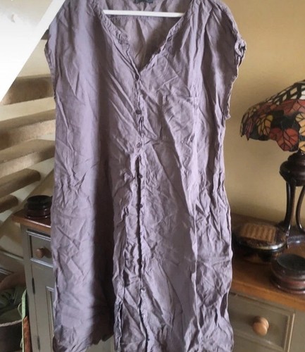 Oska linen midi - dress, tunic