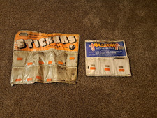 RARE ORIGINAL 80'S RALEIGH BURNER BMX NUMBER RACE PLATE STICKER POCKET DISPLAY