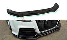Front Diffuser Splitter V2 Maxton Design Gloss Black ABS for Audi Tt Mk2 Rs