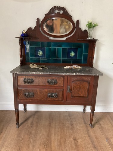 Edwardian art nouveau mahogany - edwardian,