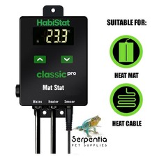 HabiStat Pro Mat Stat Thermostat with LCD Display | For Heat Mats and Heat Cable