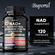NAD+ - with Resveratrol, Berberine, for Anti-Aging, Antioxidant, Energy, Focus