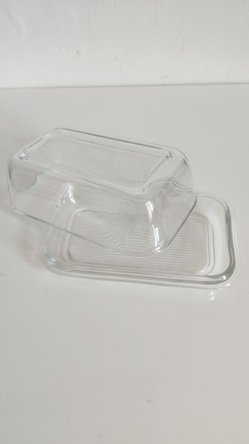 Butter dish arcoroc clear - dish,