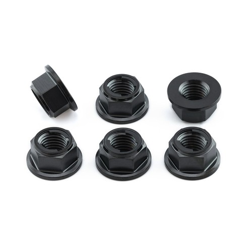 Titanium sprocket nuts m10 - nuts,