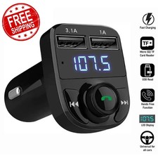 "Car Bluetooth FM Transmitter
