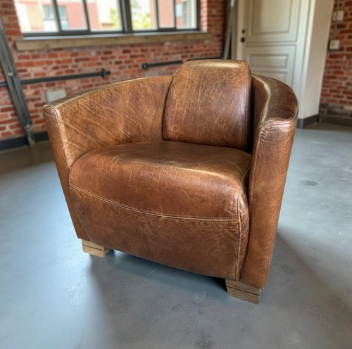 Leather armchair cigar - armchair, antique