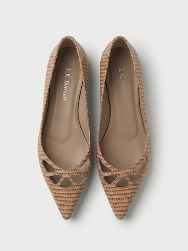 Bennett leather flat - lk,