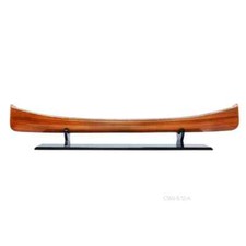 Wooden Canoe Boat Model |