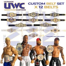 WWE Belts Full Custom Set x 12