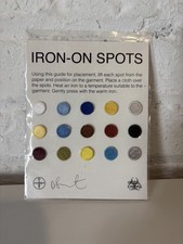 DAMIEN HIRST IRON ON SPOTS
