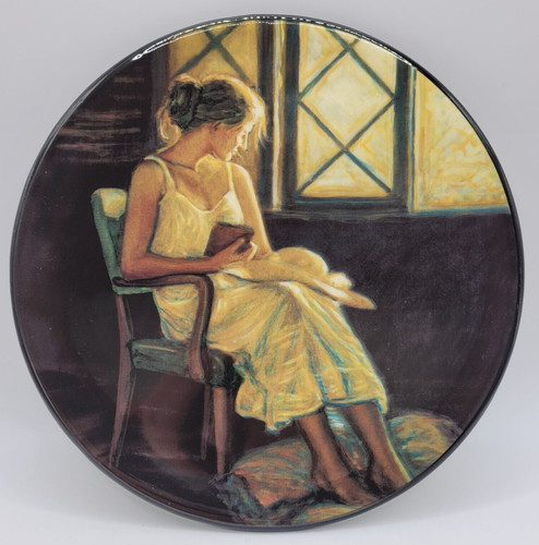 Young woman with book - with, ~7.5"