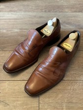 oliver sweeney Tan Loafer Style Leather Mens Shoe Size Uk 8