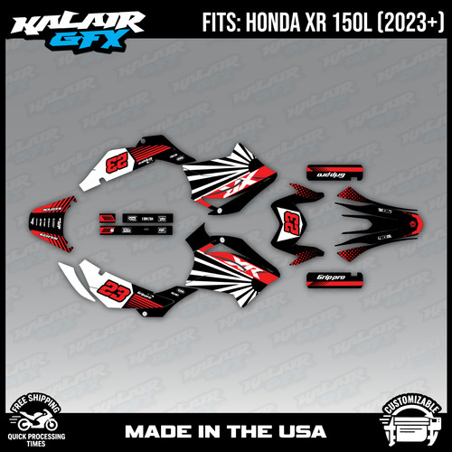 Graphics decal kit for honda - graphics,