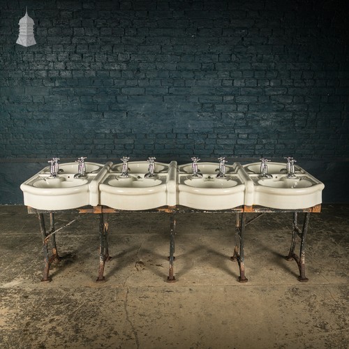 Communal washroom sinks - washroom,
