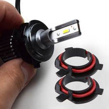 2Pcs H7 LED Headlight Bulb Adapter Socket Lamp Holder Retainer Base Fits For Kia