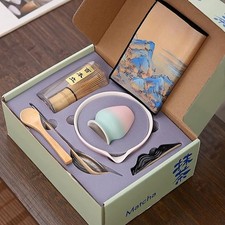 8PCS Bamboo Matcha Whisk Set