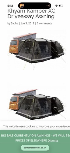 Khyam camper drive - camper, away