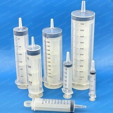 Set of 3Pcs Plastic Syringes