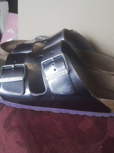 Metallic purple birkenstock - metallic,
