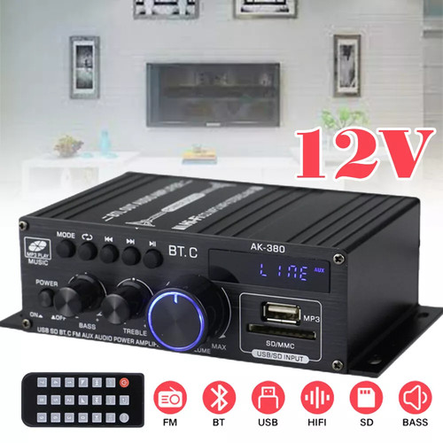 12v bluetooth mini - hifi, power