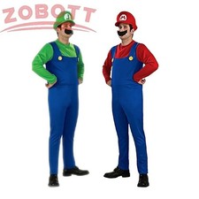 Mens Adult Super Mario and