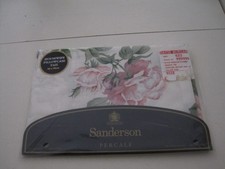 SANDERSON SORILLA BNIP VINTAGE PILLOWCASE HOUSEWIFE 50 x 76cms PERCALE