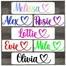 PERSONALISED VINYL NAME