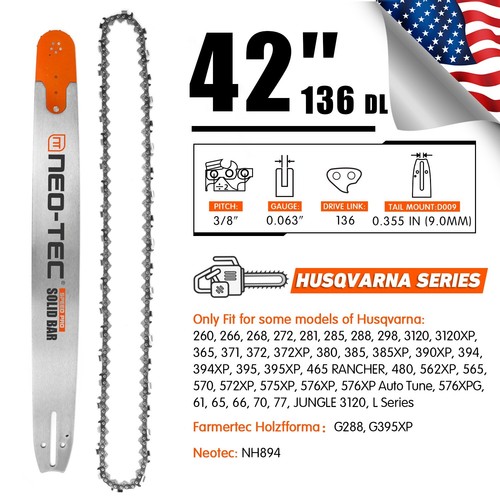 Chainsaw guide bar chain - 42'',