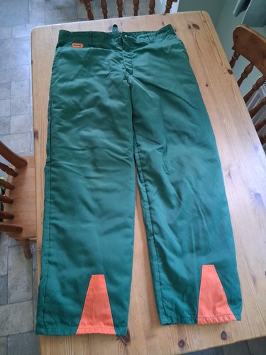 Stihl chainsaw trousers green - stihl,
