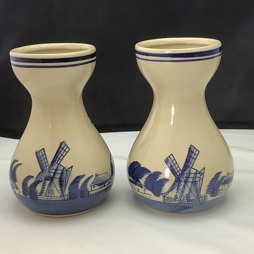 Hyacinth vases delft - hyacinth, x2.